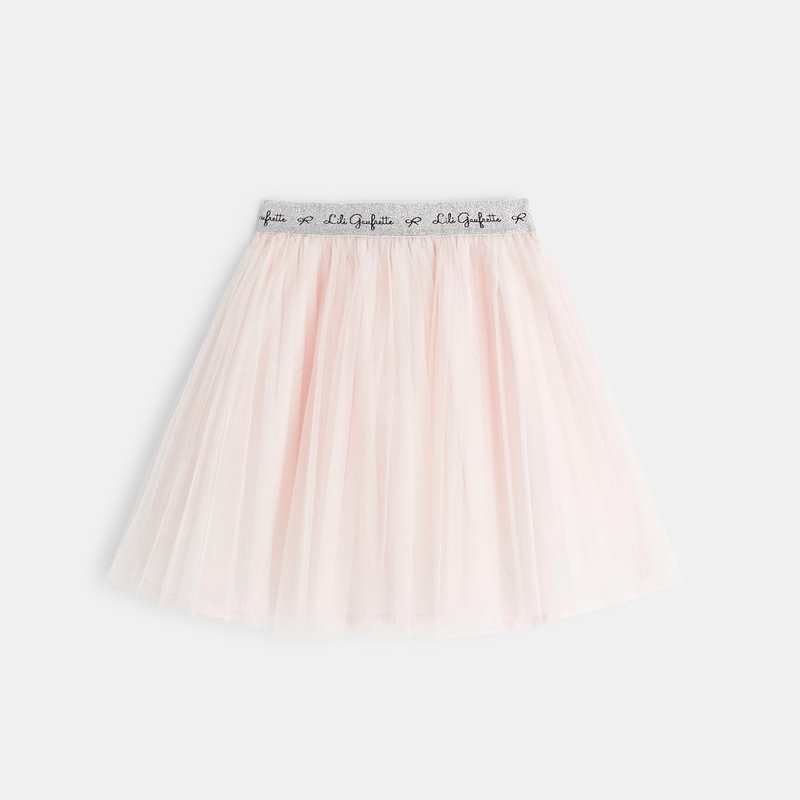 Jupon tulle Lili Gaufrette rose fille