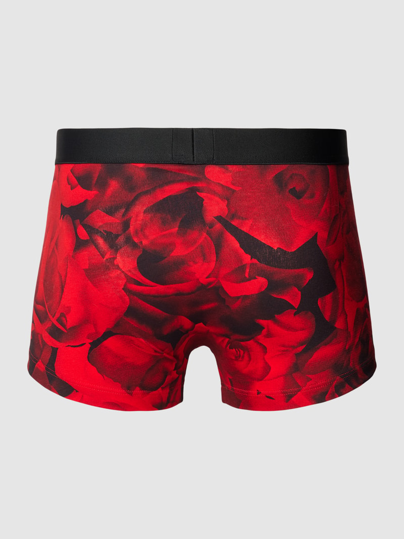 Trunks mit elastischem Logo-Bund im 2er-Pack in schwarz
