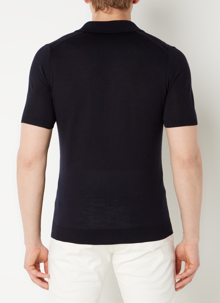 Reiss polo majica regularnog kroja od fino pletene vune