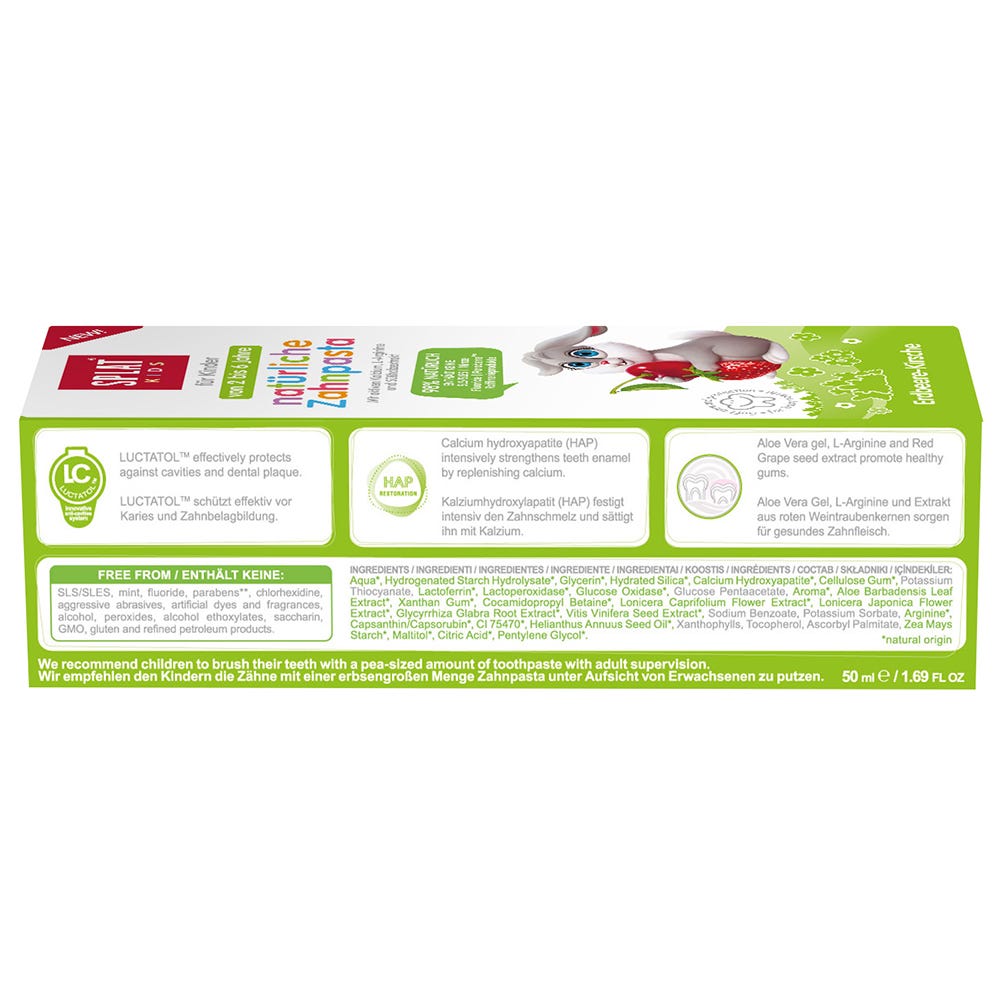 Splat Junior Zahnpasta 2-6 Jahre Wild Strawberry-Cherry 50 ml