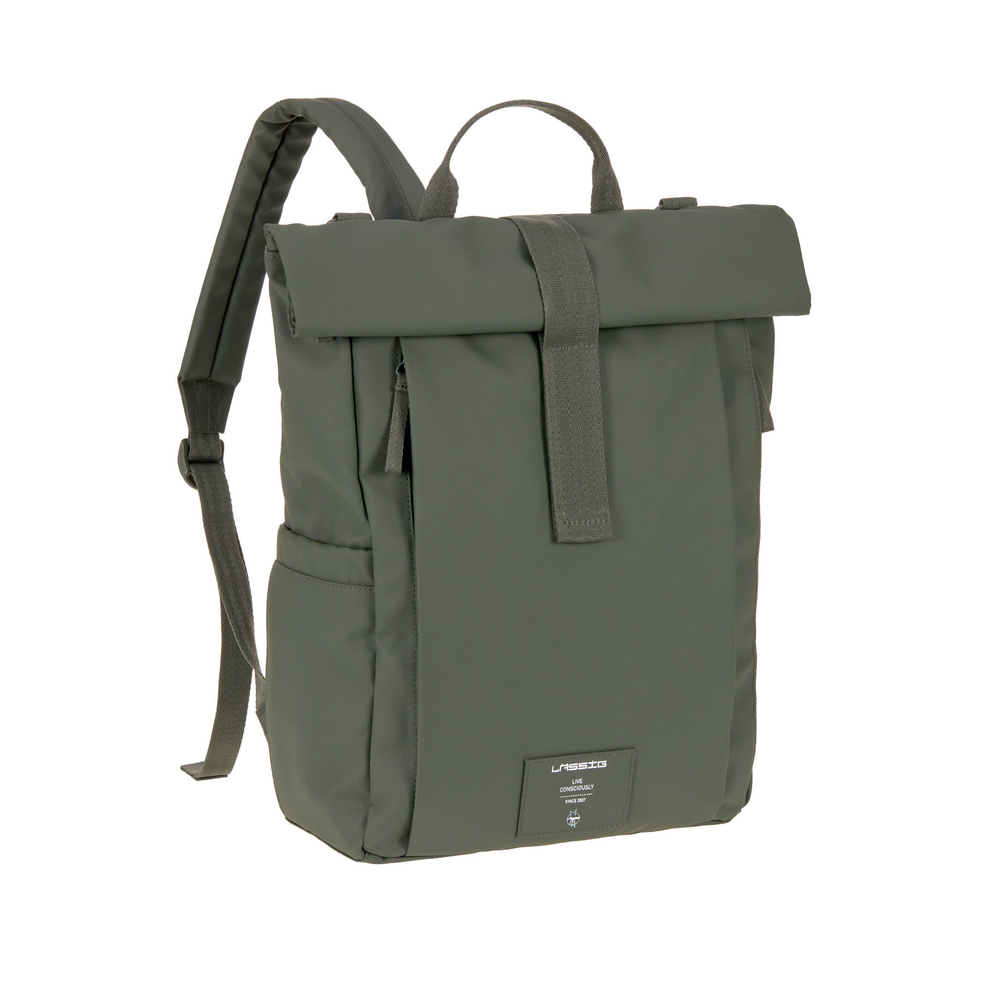 Wickelrucksack - Rolltop Up Backpack, Oliv