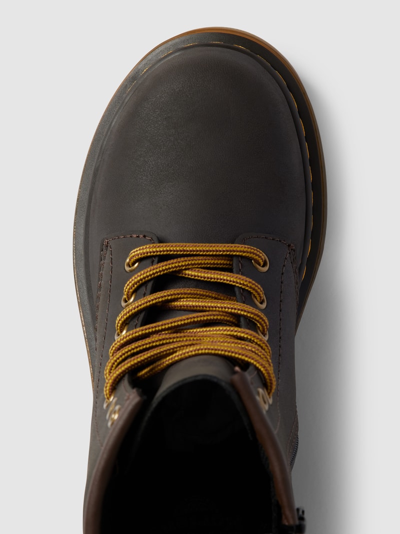 Boots aus Leder Modell '1460 J' in dunkelbraun