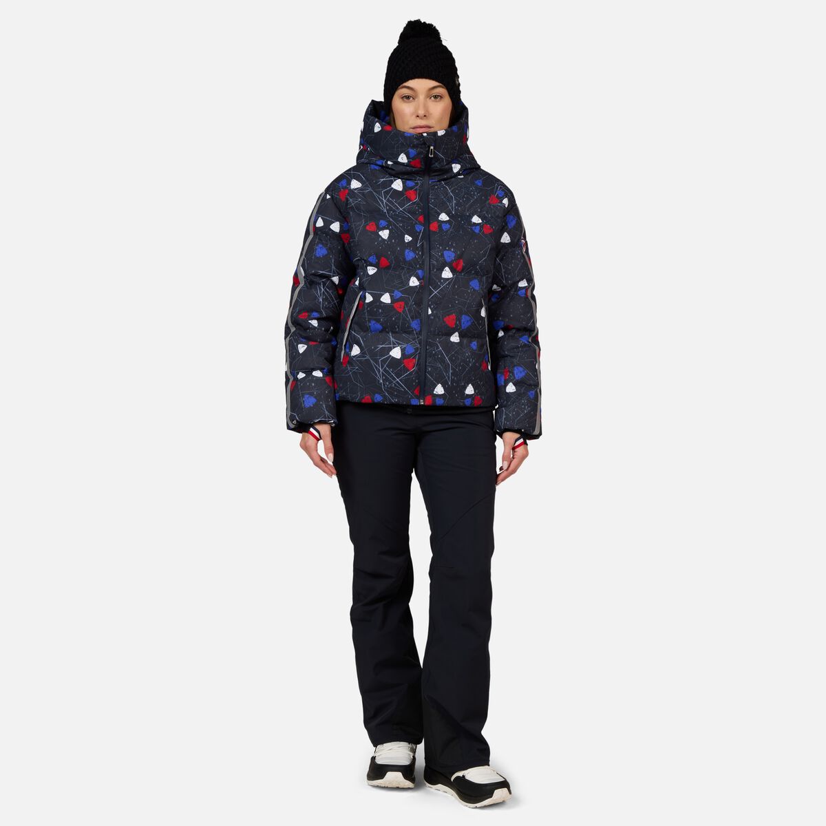 Damen-Daunenskijacke mit Print Ventina