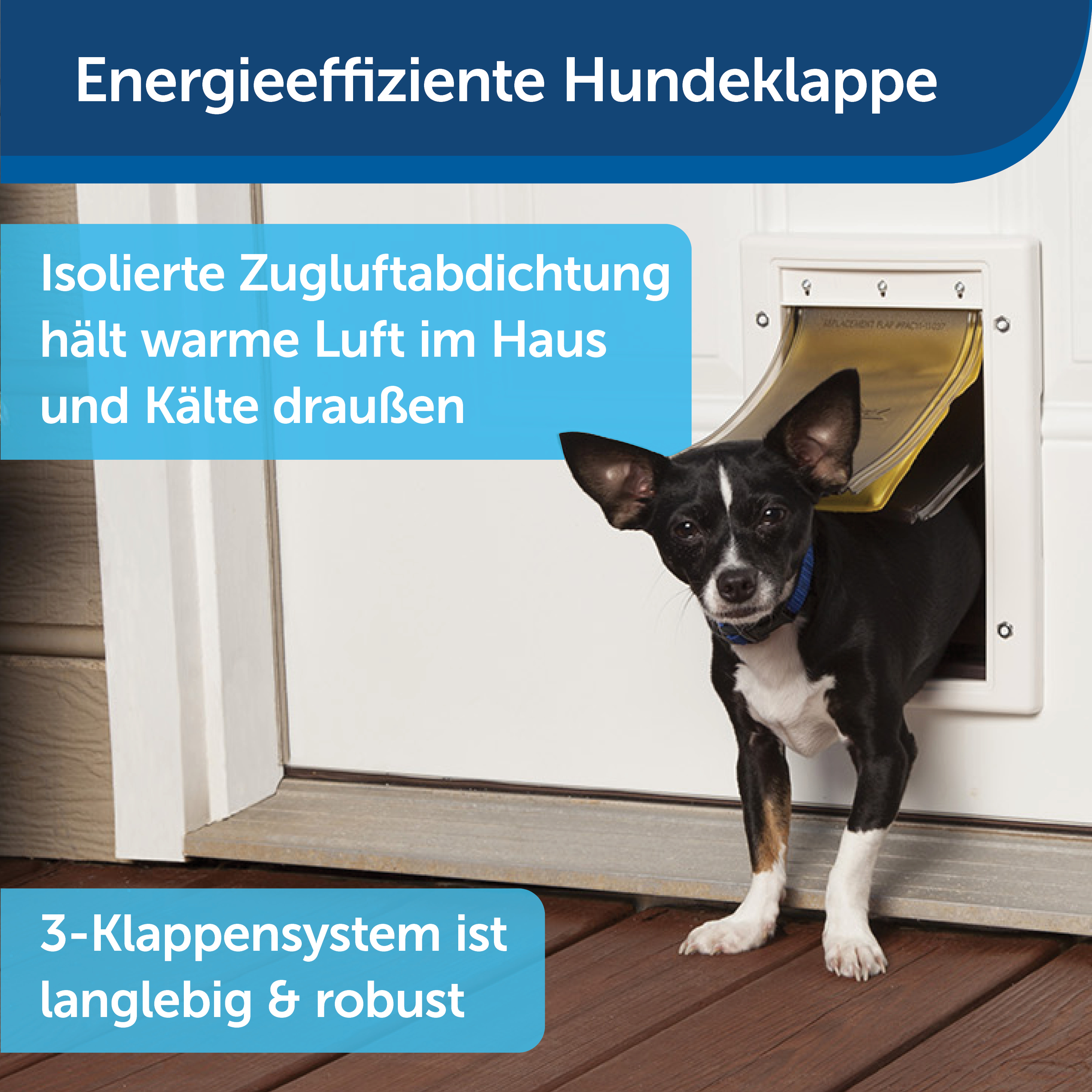 PetSafe Türschutzgitter & Hundeklappen PetSafe Haustierklappe für extremes Wetter S