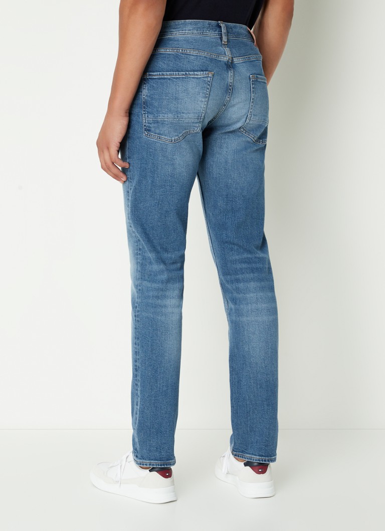 Jeansy Tommy Hilfiger z prostą nogawką, średnie wyblaknięcie