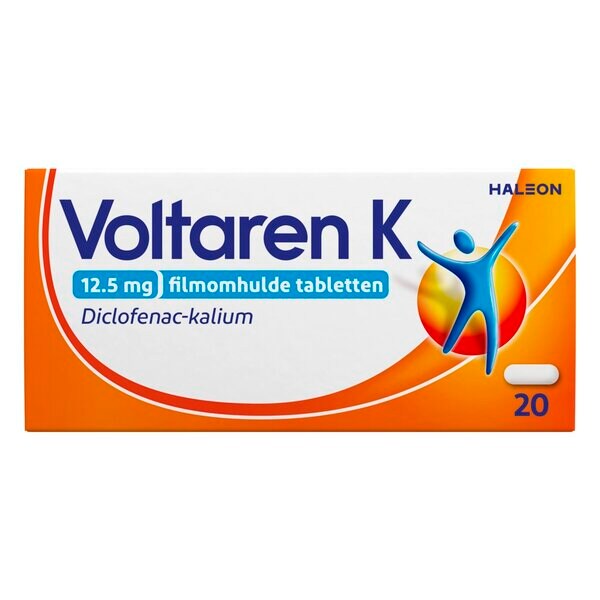 Voltaren K 12,5 mg Diklofenaakki-kalium kalvopäällysteiset tabletit Lääke - 20 kpl