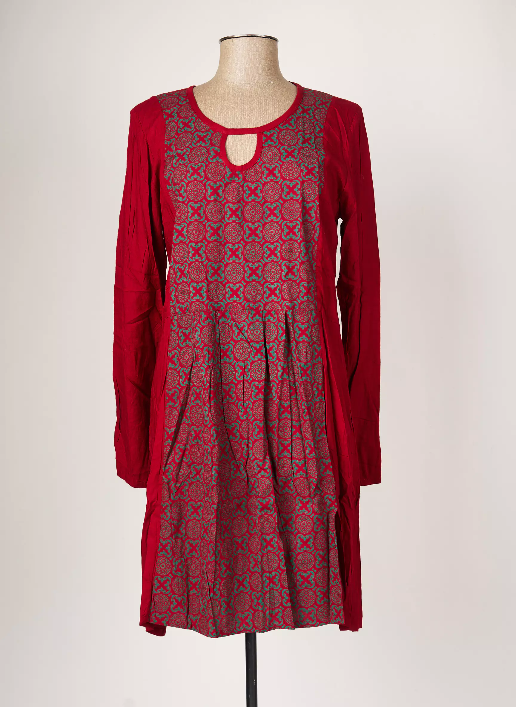 Bamboo S Robes Mi Longues Femme couleur rouge