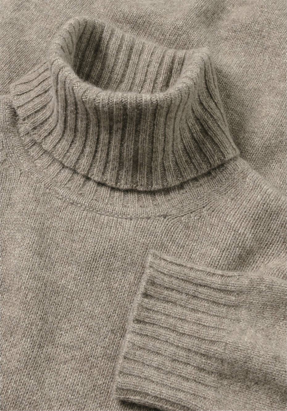 Rollkragen-Pullover aus reinem Yak