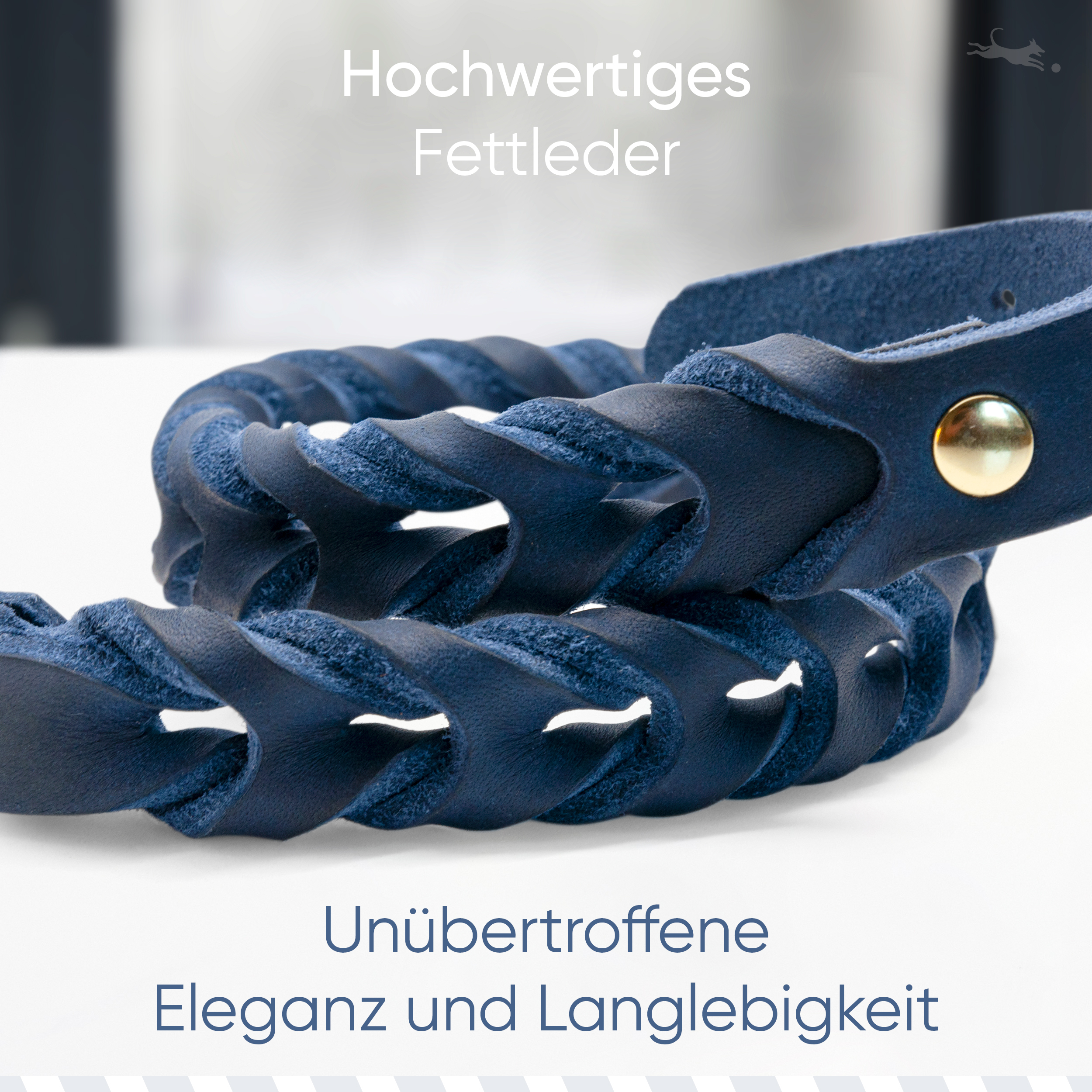 Freudentier Hundehalsbänder Freudentier geflochtenes Hundehalsband, AlsterTwist Kollektion XS