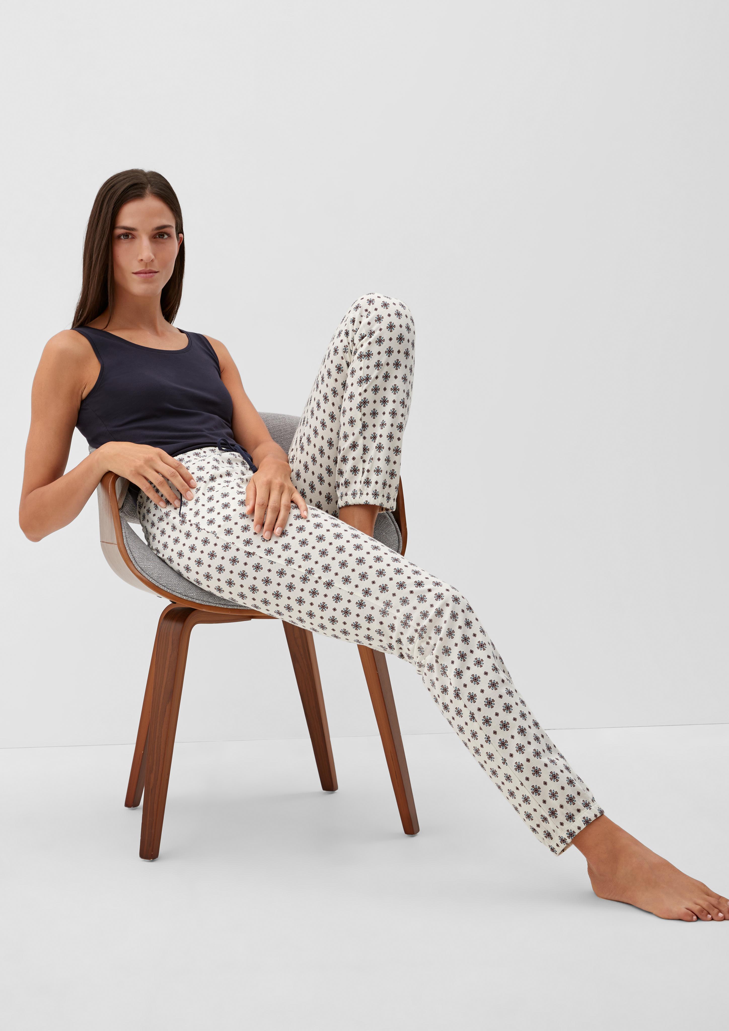 Pyjamahose mit Elastikbund  6007500-8500
