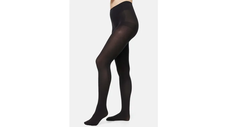 NUR DIE Damen Feinstrumpfhose Ultra Blickdicht 80 DEN schwarz