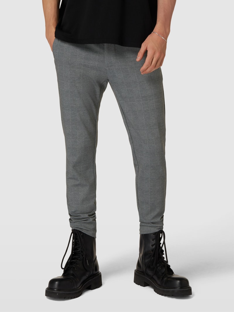 Tapered Fit Hose mit Stretch-Anteil Modell 'Mark' in anthrazit