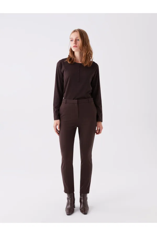 LC Waikiki  Gerade geschnittene Slim-Fit-Hose für Damen