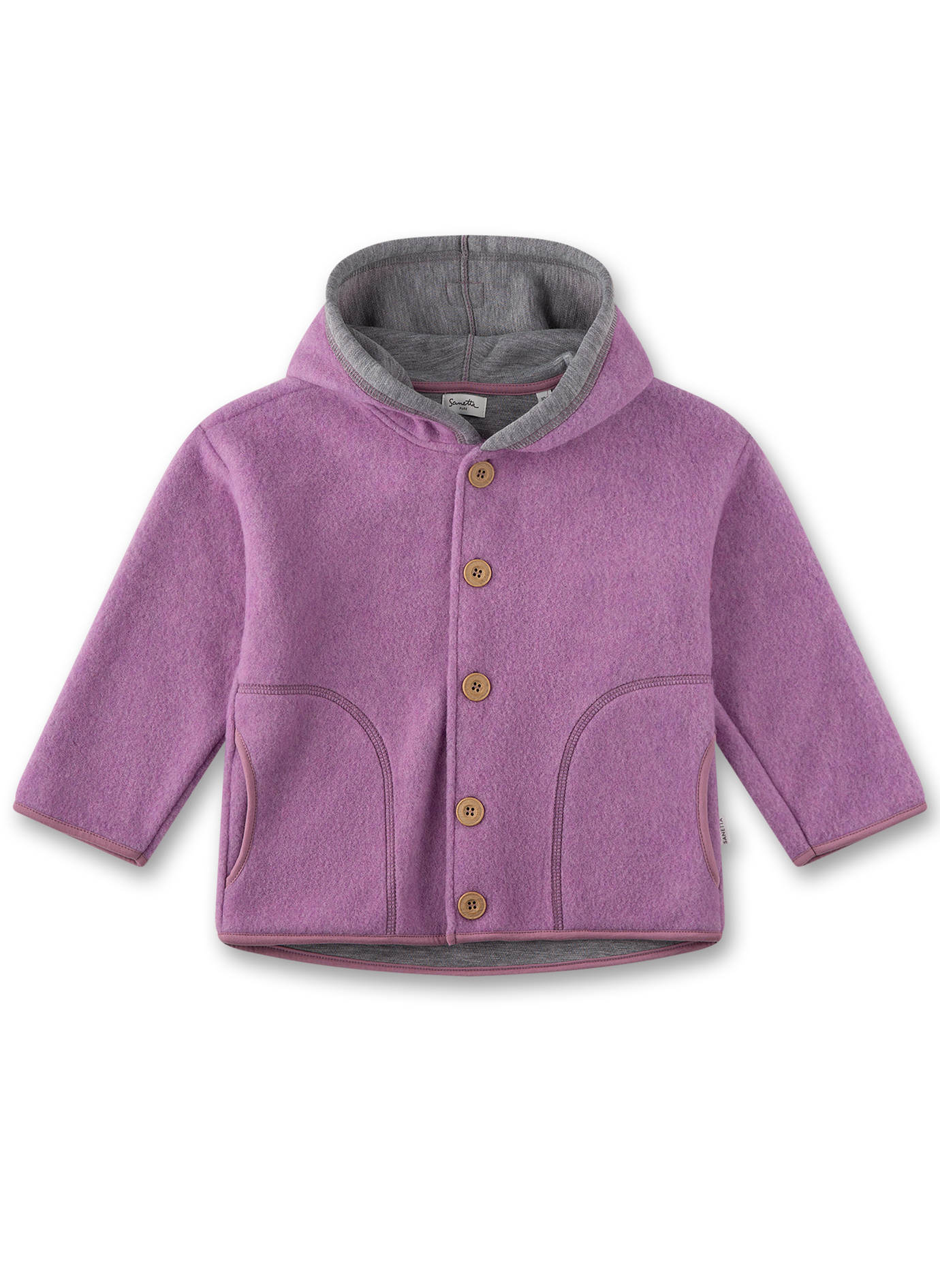 Mädchen-Fleece-Jacke Lila