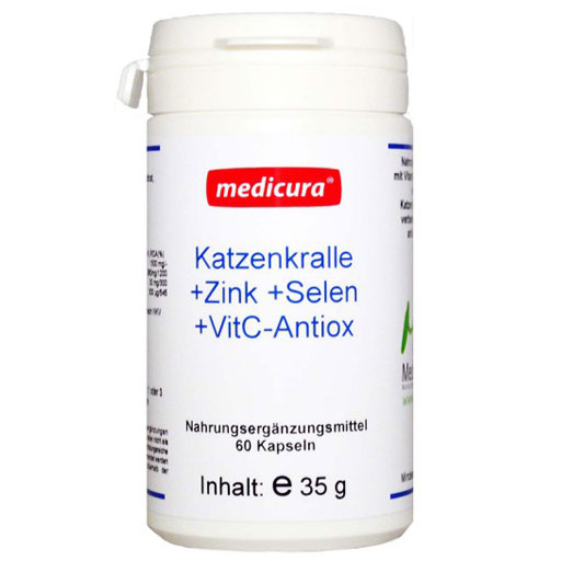 KATZENKRALLE ZINK Selen Vitamin C-Antiox Kapseln  60 St  Kapseln