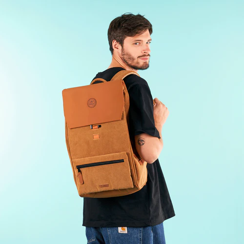 City Leeds brown backpack