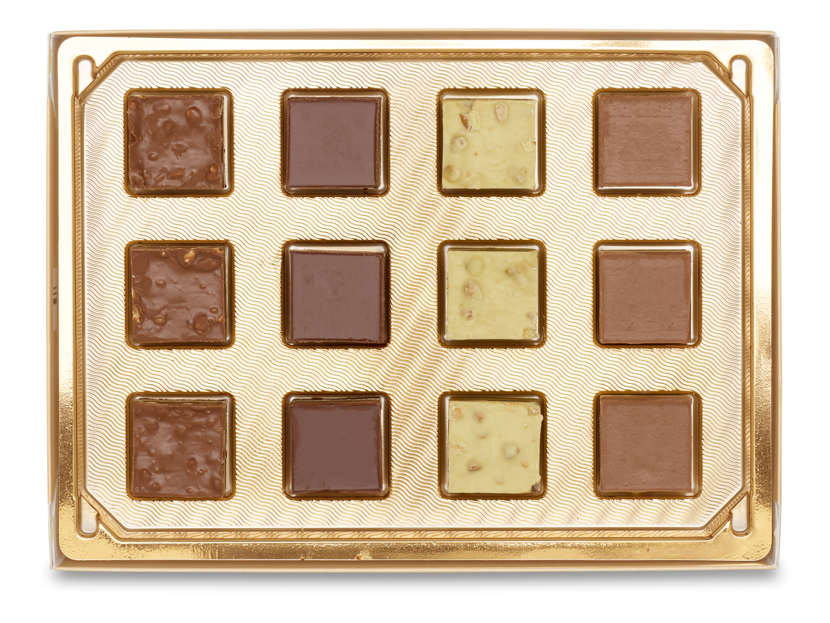 Schicht-Nougat Pralinés, 125g