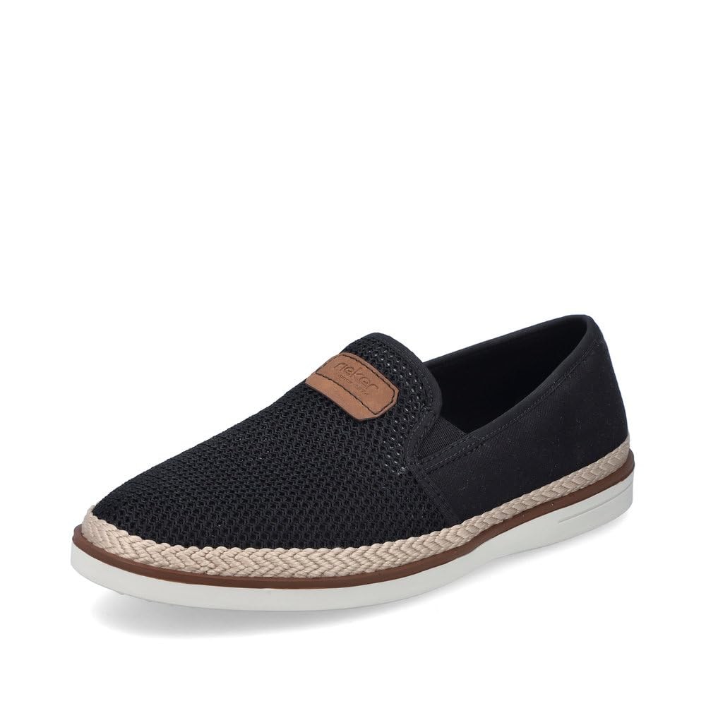 RIEKER Komfort Slipper schwarz