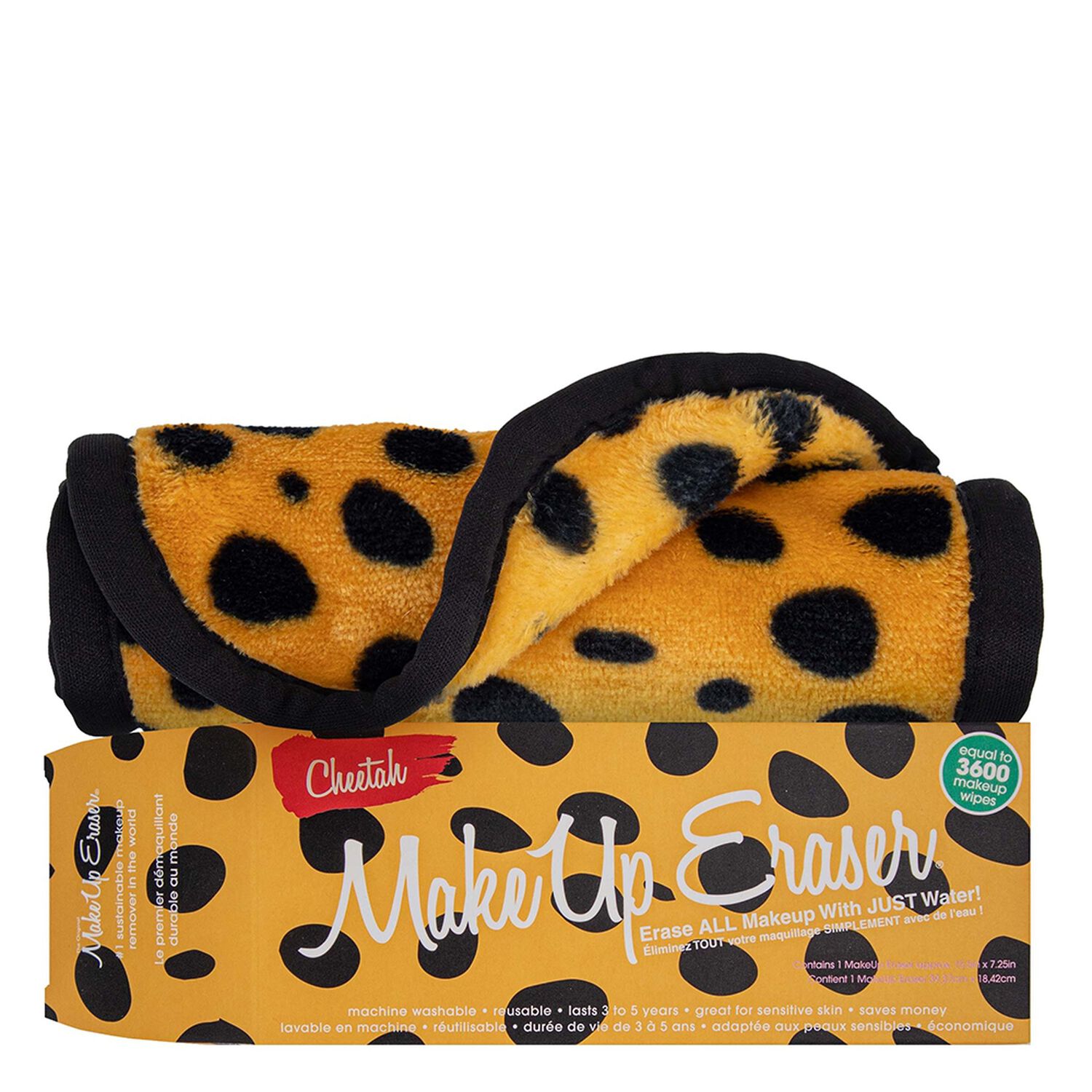Make Up Eraser The Original Cheetah Serviette Démaquillante Réutilisable