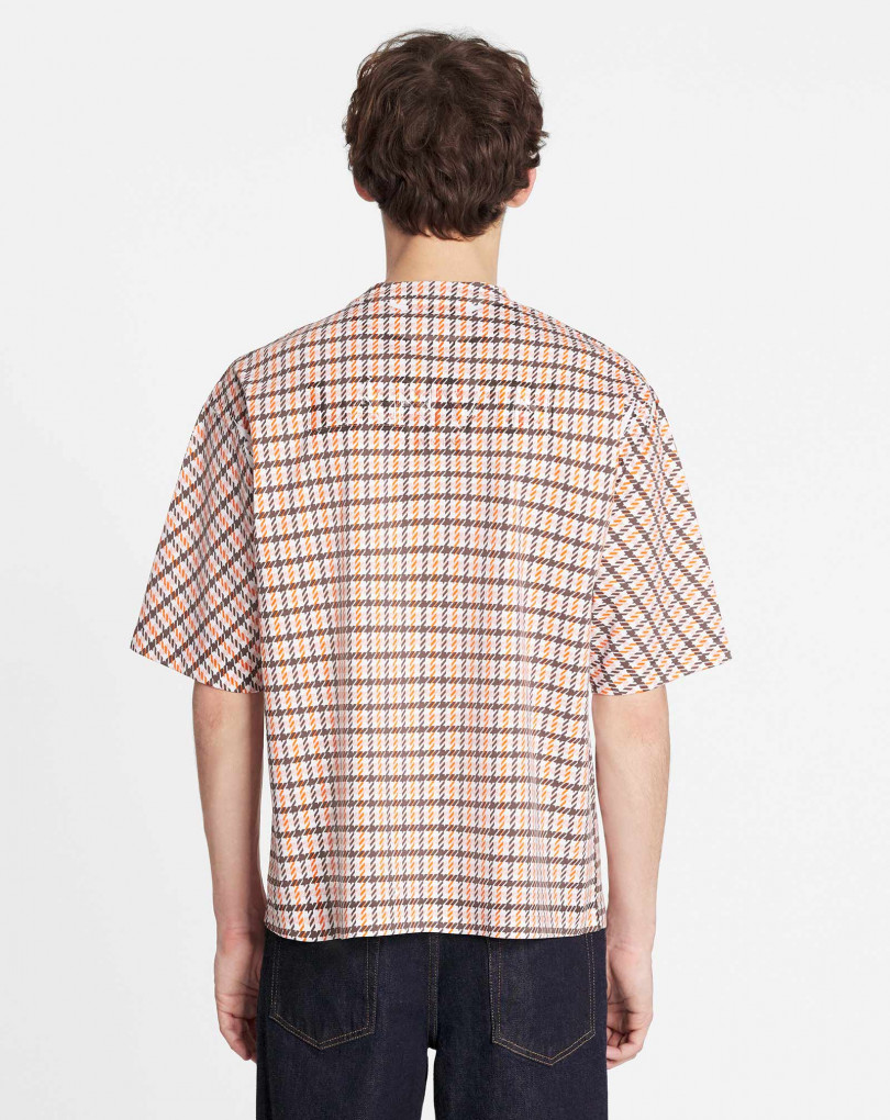 T-SHIRT OVERSIZE BRODÉ LANVIN PARIS SURIMPRIMÉ