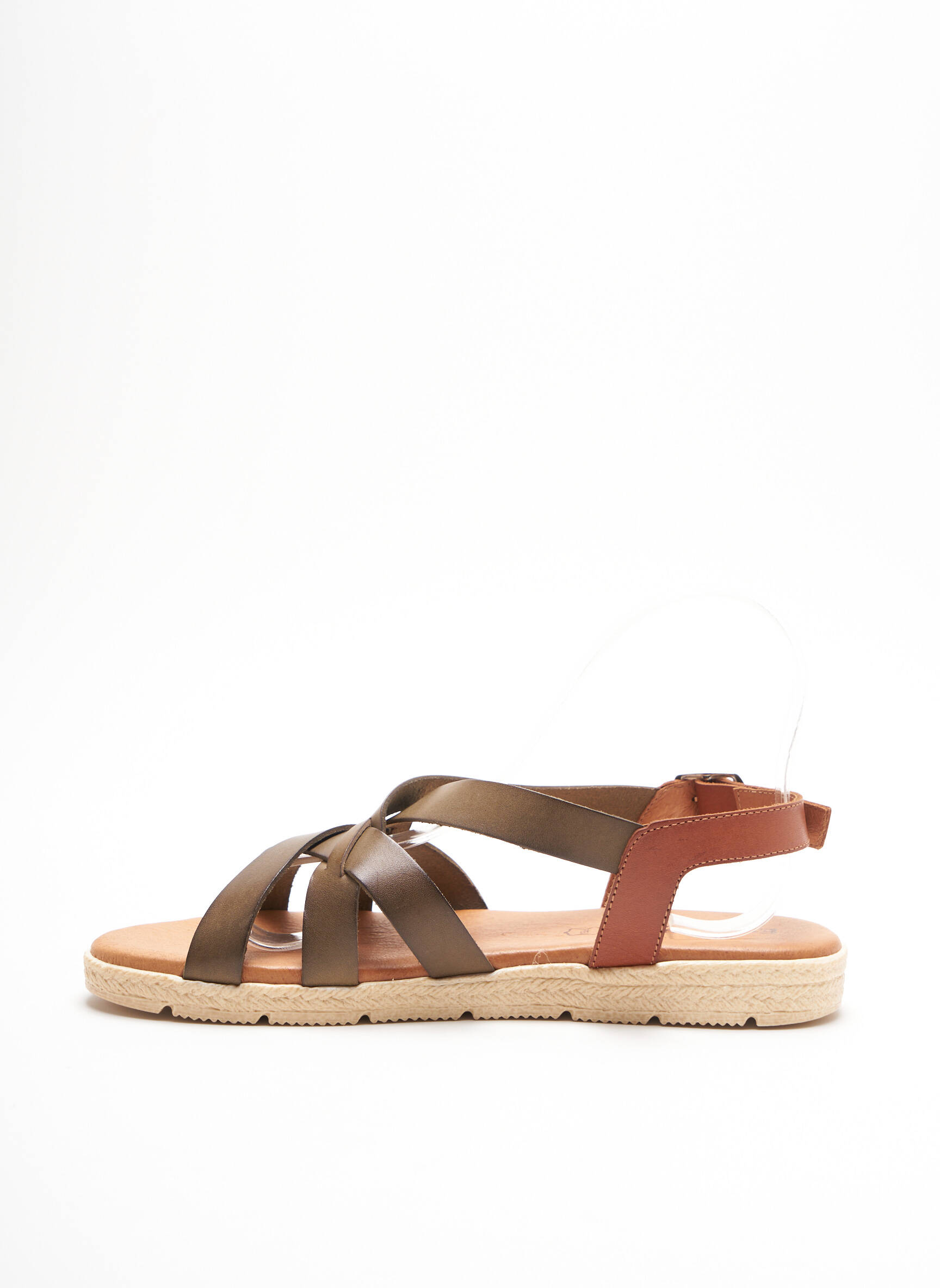 Eva Frutos Sandales Nu Pieds Femme couleur vert