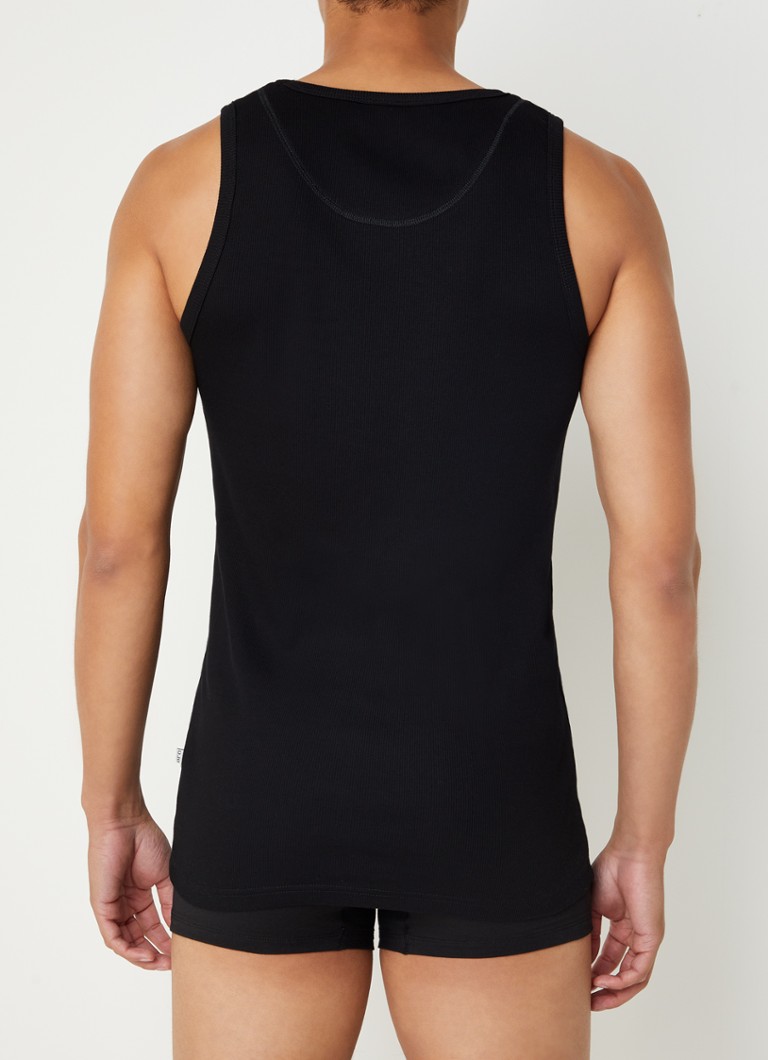 Claesens Singlet mit Rippstruktur im 2er-Pack