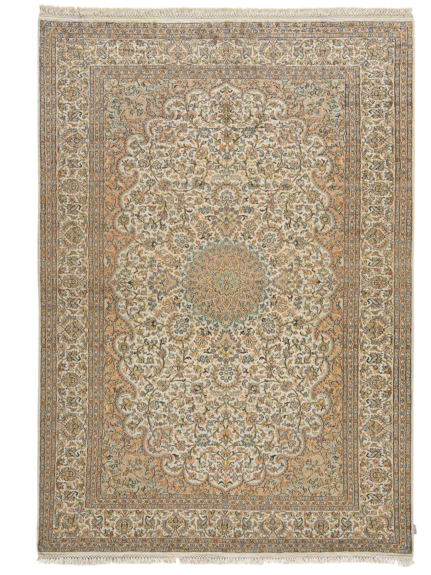 Kaschmir Seide 18/18 ca. 173 x 246 cm, Unikat / Einzelstück