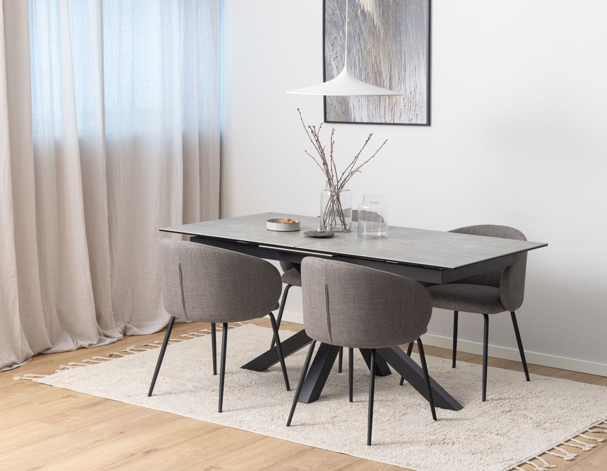 Ausziehtisch Heaven Keramik Grau