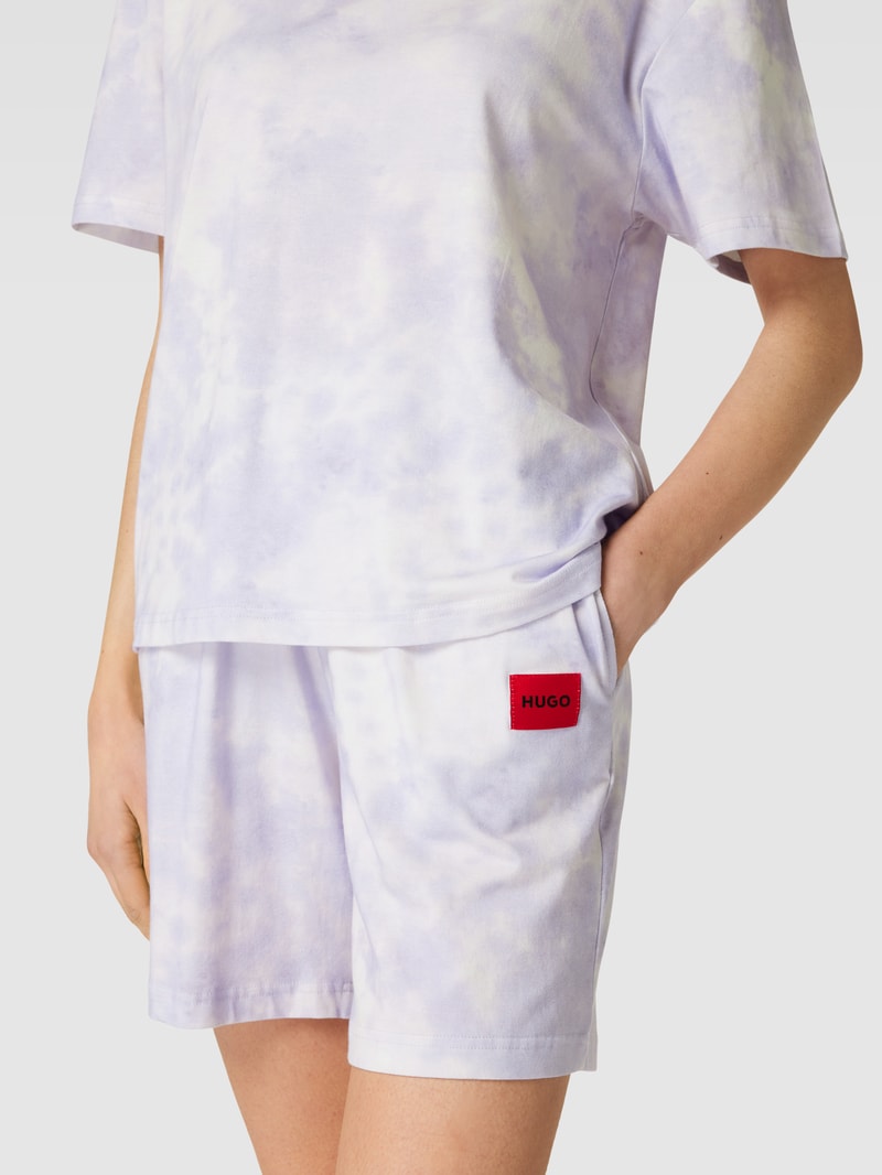 Pyjama in Batik-Optik Modell 'SPLASH_SHORT SET' in lila