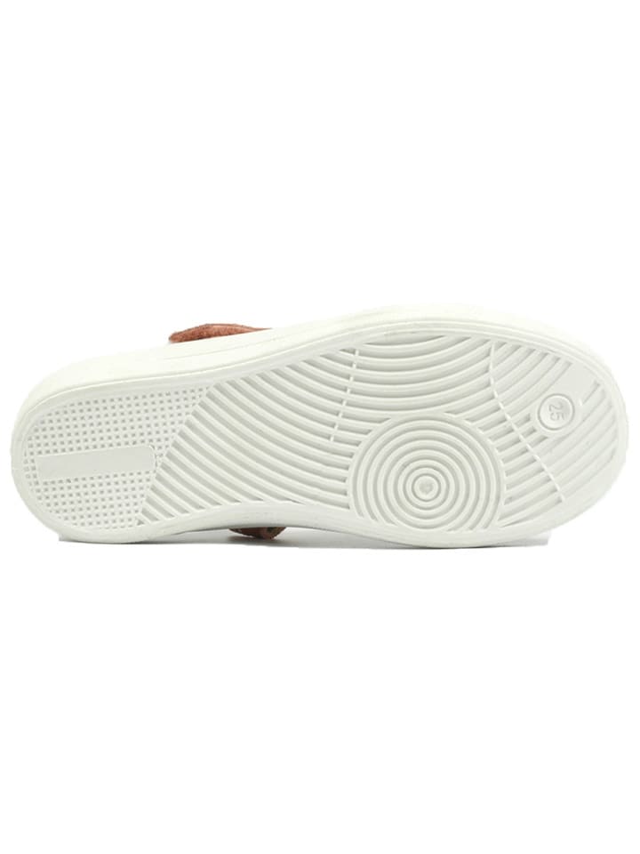 Richter Shoes Leder-Ballerinas in Rosa günstig kaufen