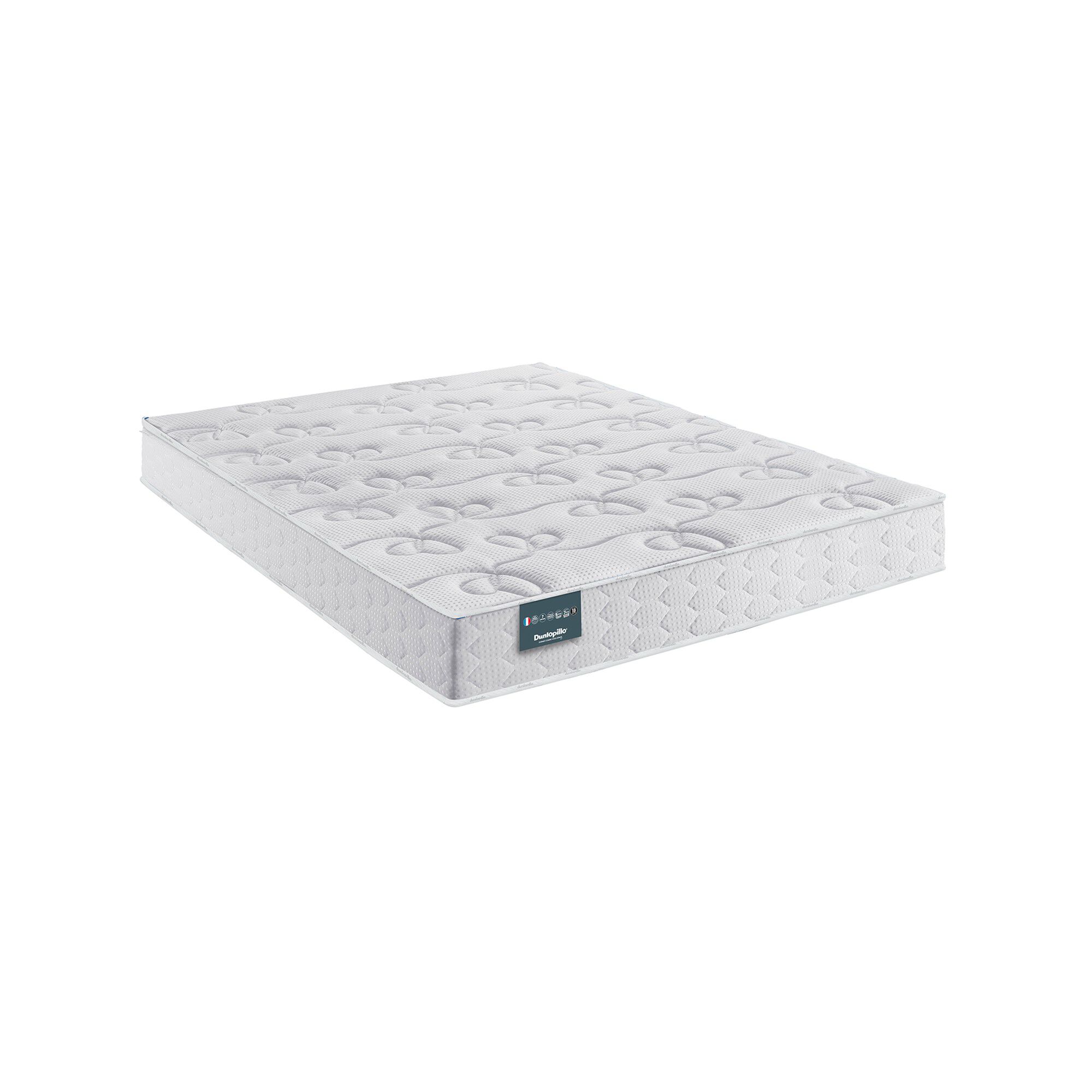 Matelas latex Dunlopillo haut. 18 cm, confort ferme