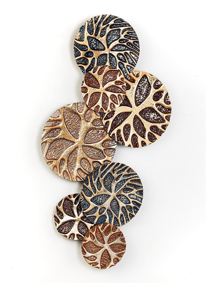 kobolo Metallbild LIFE in Gold günstig kaufen onesize