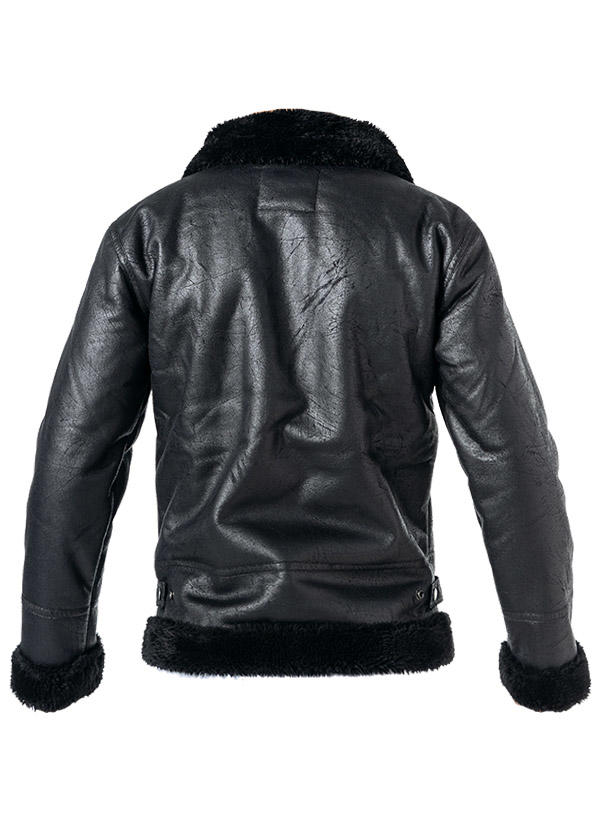 ALPHA INDUSTRIES, Jacke, Mikrofaser, schwarz
