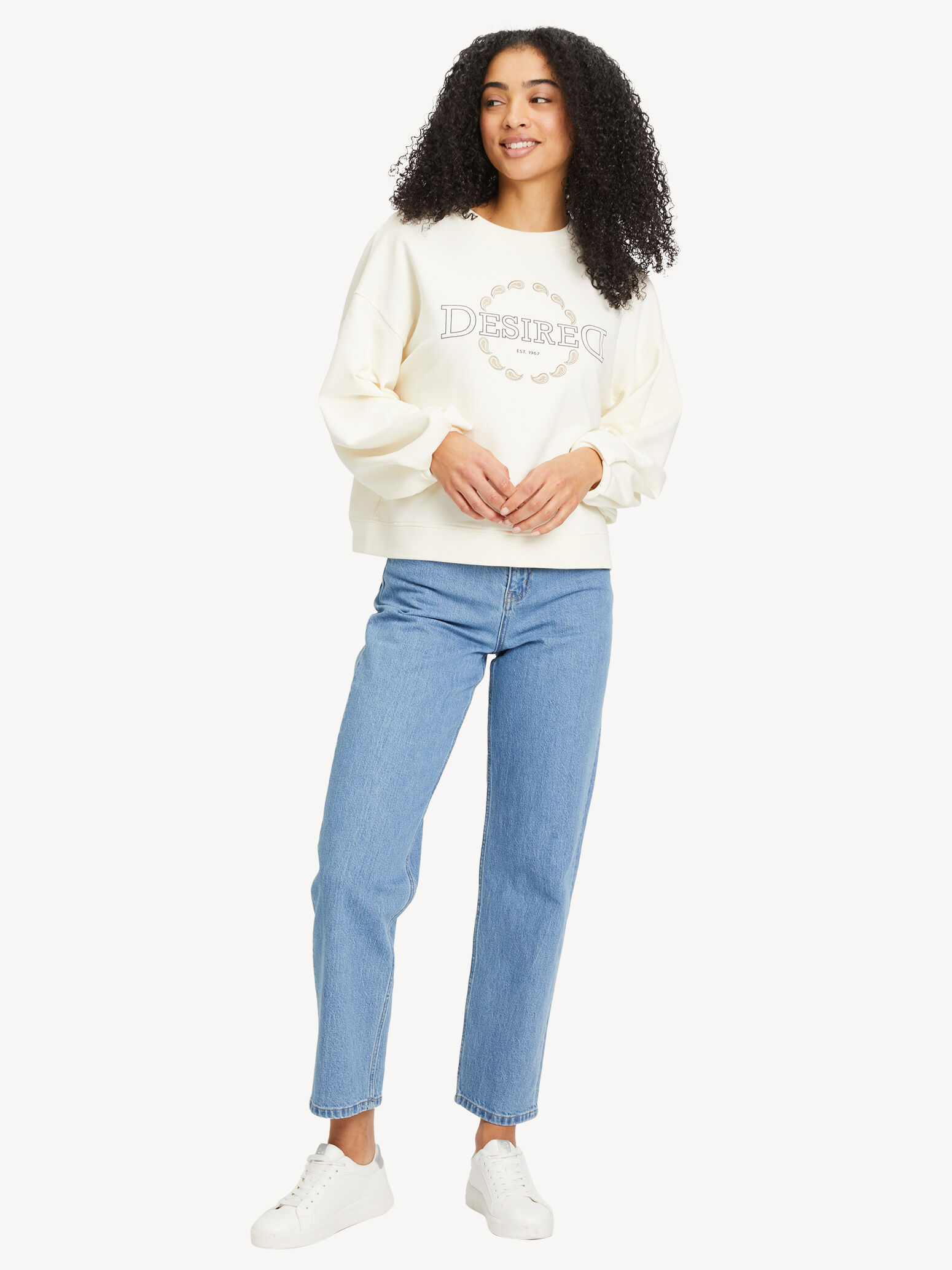 Sweat-shirt - blanc