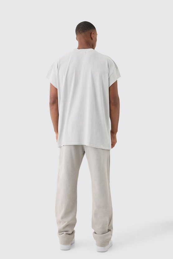 Oversize T-Shirt mit kurzen Ärmeln