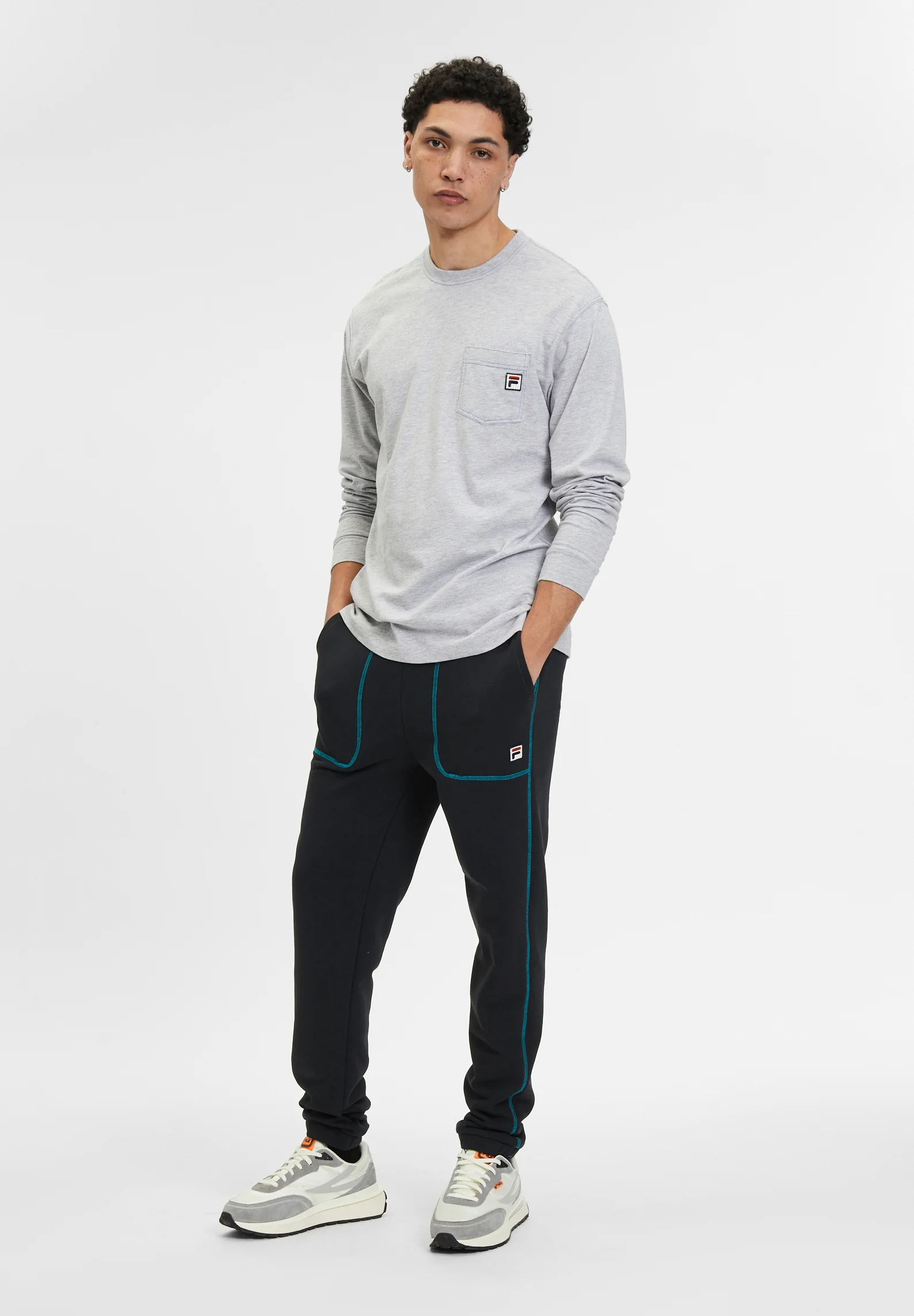 Fila APPAREL RIFUGIO CUFFED - Pantalones deportivos