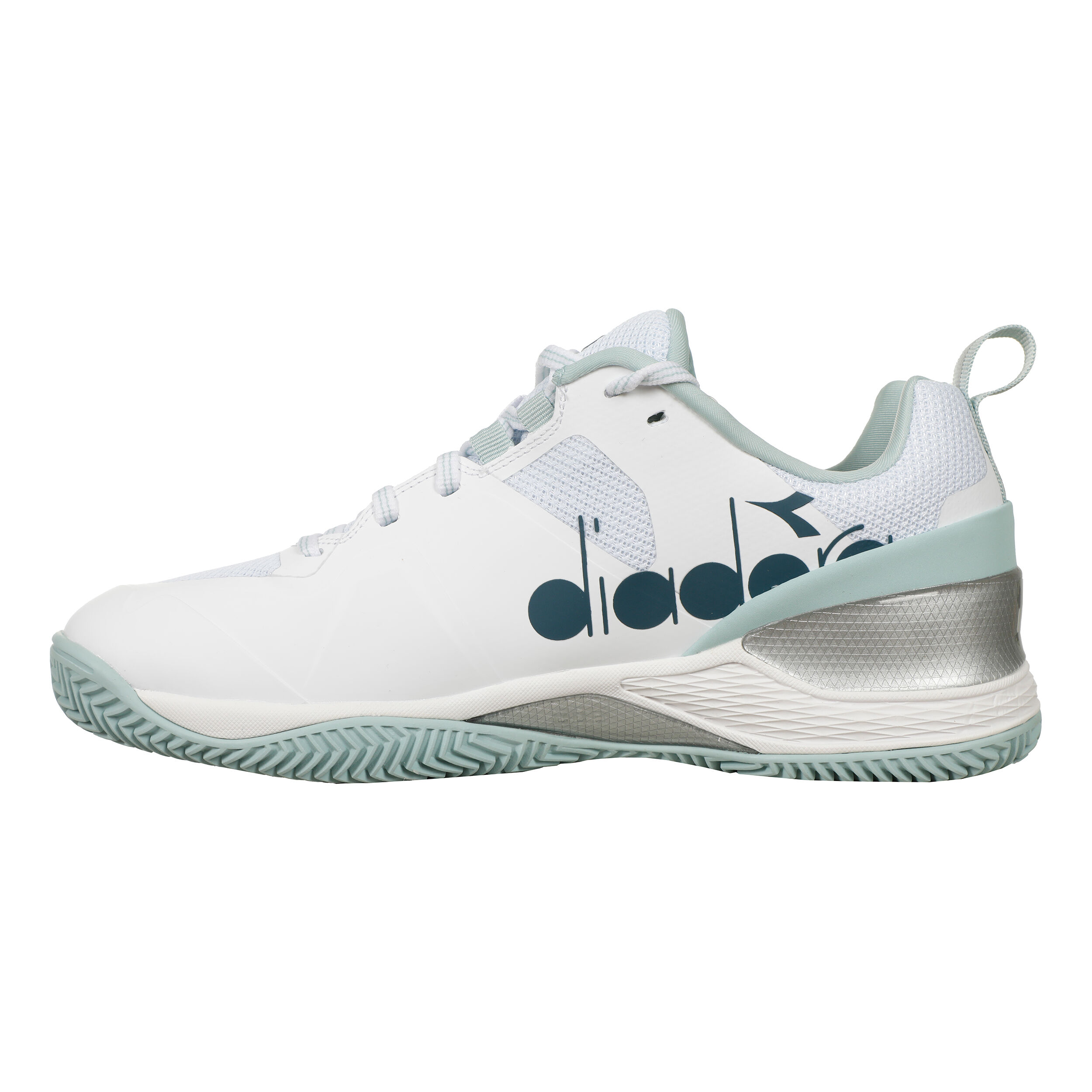 Blushield Torneo 2 Sandplatzschuh Damen - Weiß, Mint
