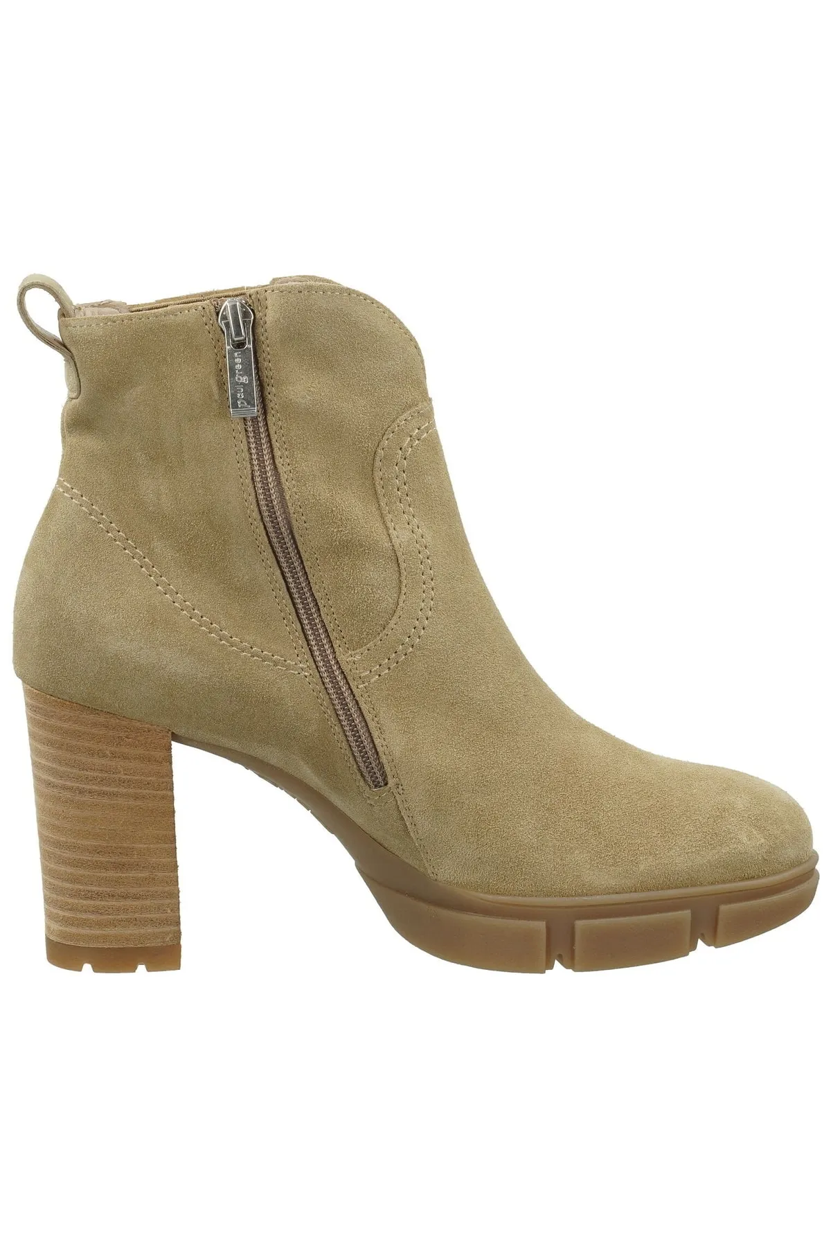 Paul Green  High Heels - Beige - Blockabsatz