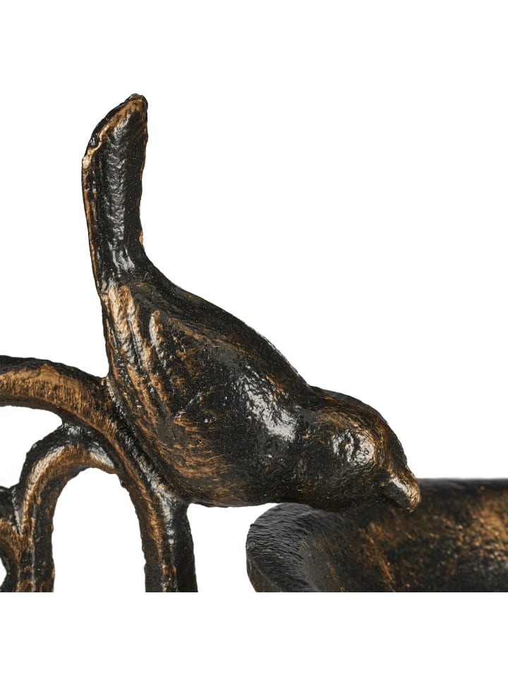 relaxdays Vogeltränke Welcome in Bronze günstig kaufen onesize