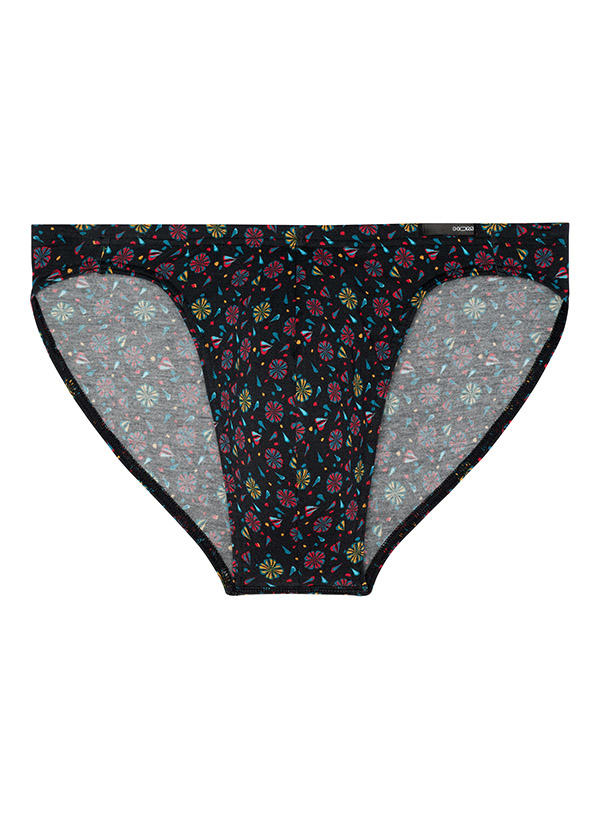 HOM, Slip, Baumwolle-Modal, navy gemustert