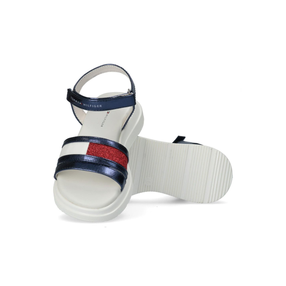 Tommy Hilfiger Velcro Sandal T3A2-31038-1160-800 / blau
