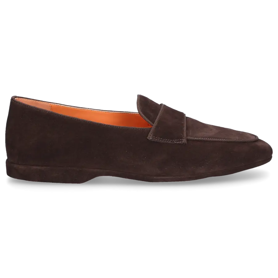 Santoni - Hausschuhe A1905 Veloursleder - braun