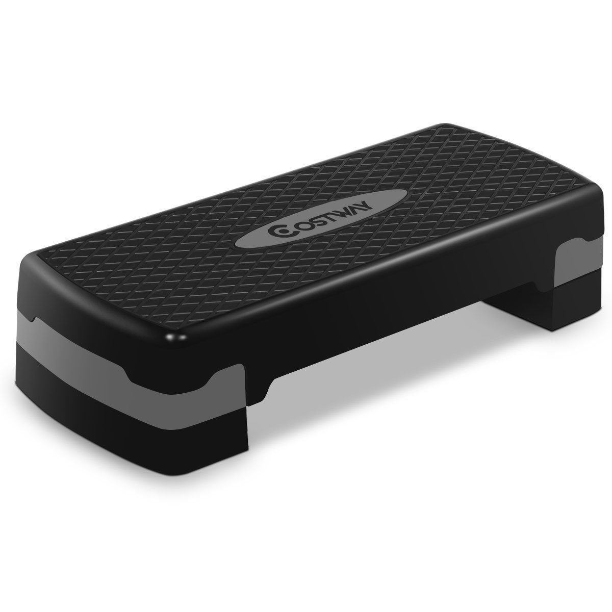 COSTWAY Stepper Aerobic Stepper, mit 2 Stufen (10/15 cm)