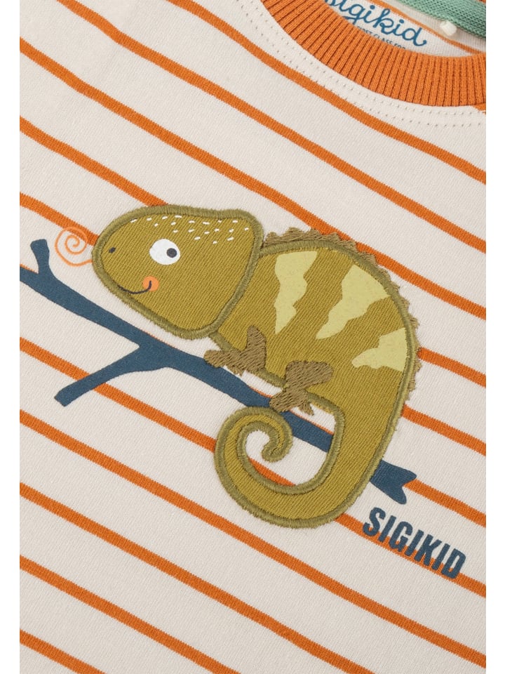 Sigikid Langarmshirt welcome to the jungle in Weiß/Terracotta günstig kaufen
