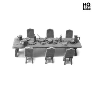 HQ Resin - Table and Seats Set 2