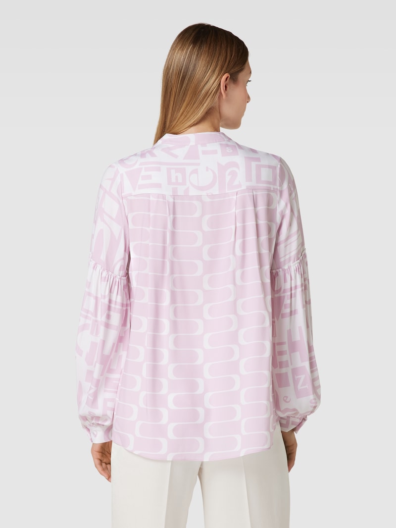 Bluse mit Knopfleiste in altrosa