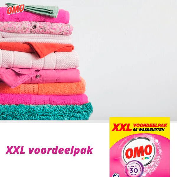 Omo Color XXL mosópor 3835g, 65 mosás