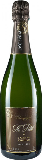 Champagne Demi-Sec Grand Cru halbtrocken - Champagne Th. Petit