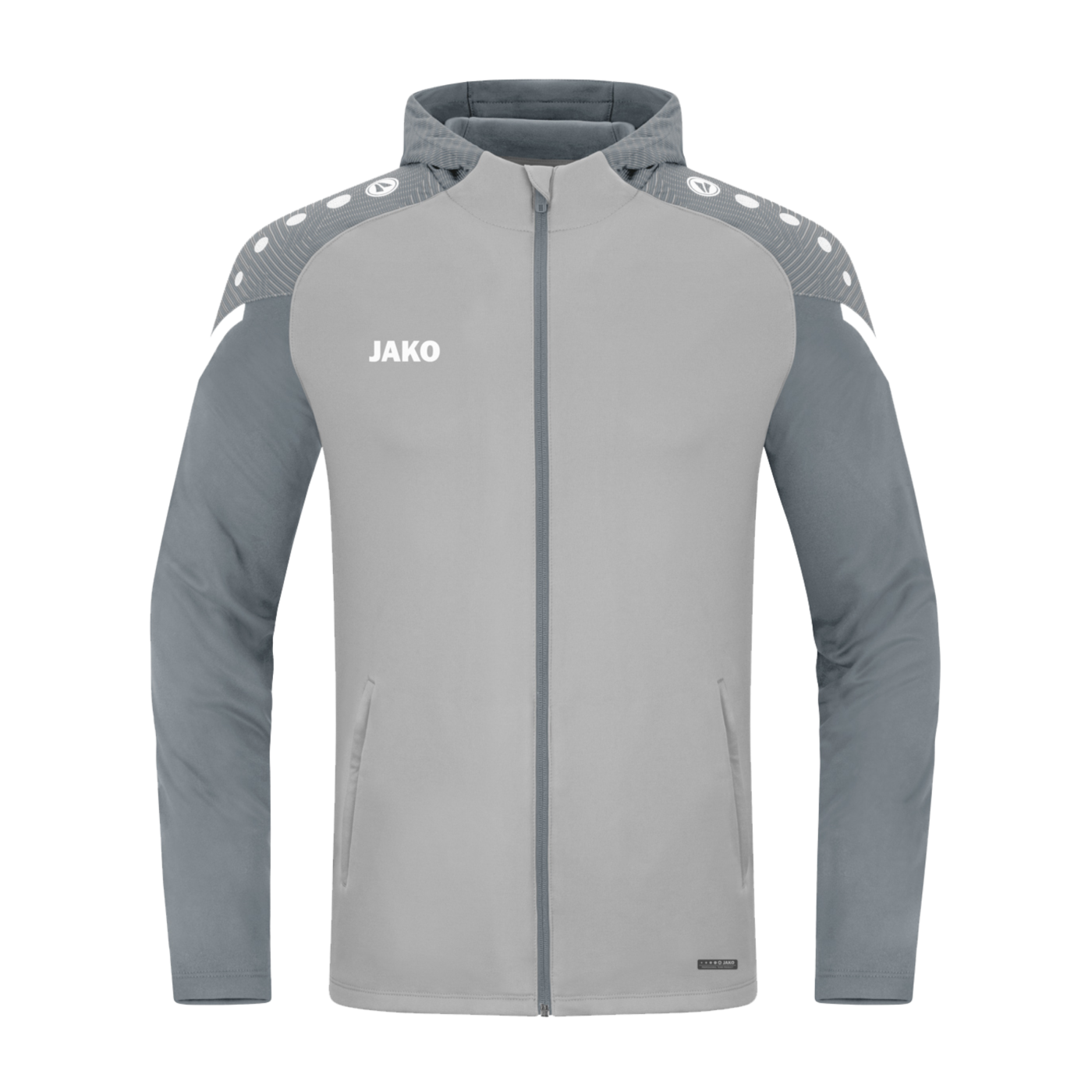 JAKO Performance Kapuzenjacke Grau F845