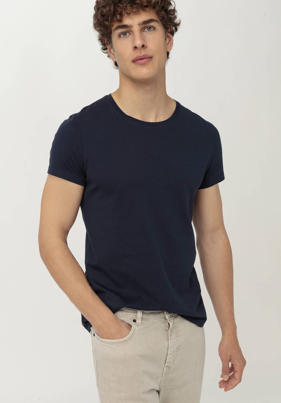 T-Shirt Zwirnjersey aus reiner Bio-Baumwolle